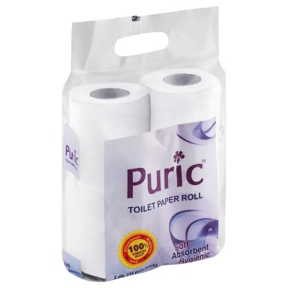 Puric Toilet Paper Roll 235 pulls (Pack of 4)